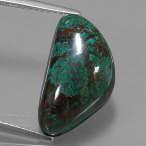 crisocola Multicolor natural de 10.93 ct, Forma elegante, Opaco
