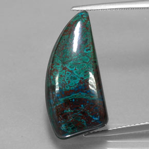 crisocola Multicolor natural de 22.62 ct, Forma elegante, Opaco