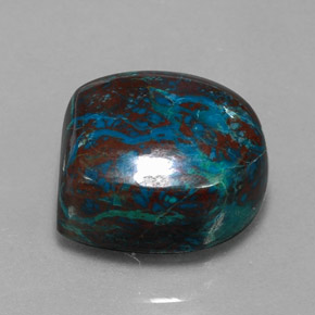 crisocola Multicolor natural de 15.63 ct, Forma elegante, Opaco