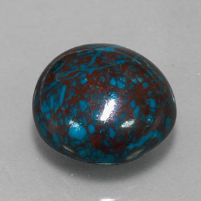 crisocola Multicolor natural de 9.97 ct, Corte Redondo, Opaco