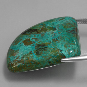 crisocola Multicolor natural de 73.62 ct, Forma elegante, Opaco