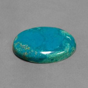 Crisocola multicolor natural de 13,12 ct, corte óvalo, opaco