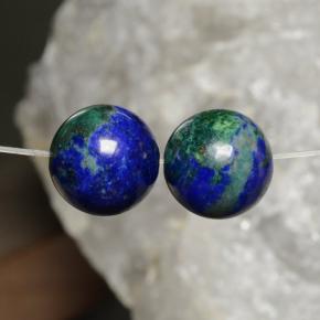 Gemas de crisocola Multicolor natural de 17.49 ct, Esfera / Bola, Opaco