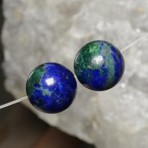 Gemas de crisocola Multicolor natural de 17.49 ct, Esfera / Bola, Opaco