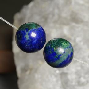 Gemas de crisocola Multicolor natural de 17.49 ct, Esfera / Bola, Opaco