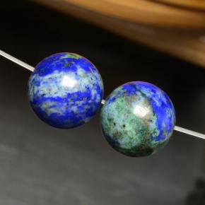 Gemas de crisocola Multicolor natural de 18.20 ct, Esfera / Bola, Opaco