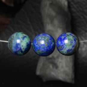 Gemas de crisocola Multicolor natural de 27.71 ct, Esfera / Bola, Opaco