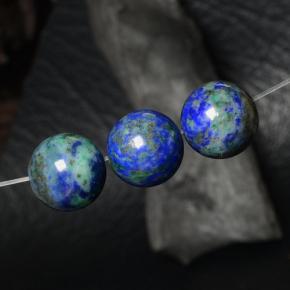 Gemas de crisocola Multicolor natural de 27.71 ct, Esfera / Bola, Opaco