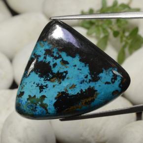 crisocola Multicolor natural de 59.64 ct, Trillón, Opaco