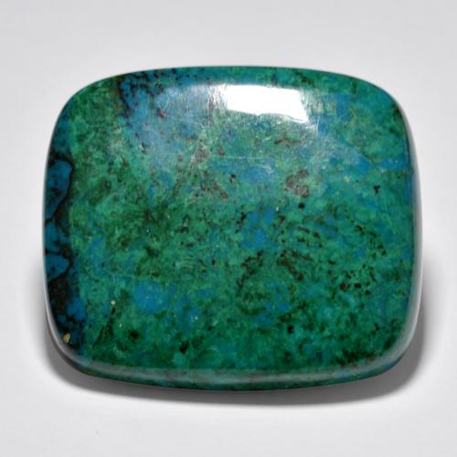 crisocola Multicolor natural de 63.02 ct, Corte Cojín, Opaco