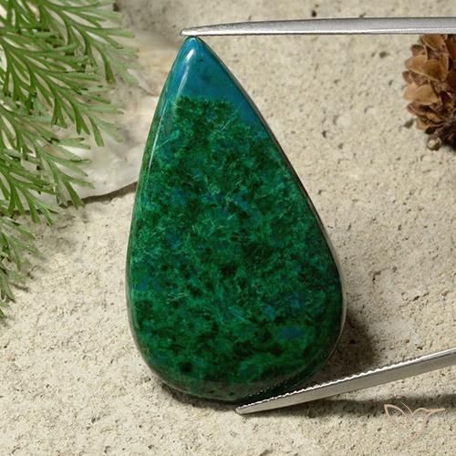 41.72ct Natural Multicolor crisocola, En forma de pera, Opaco
