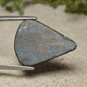 crisocola Multicolor natural de 27.27 ct, En forma de pera, Opaco