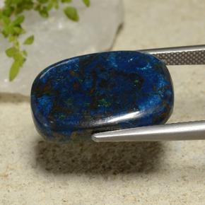 crisocola Multicolor natural de 17.41 ct, Corte Cojín, Opaco