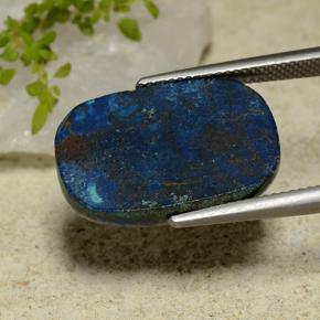 crisocola Multicolor natural de 17.41 ct, Corte Cojín, Opaco