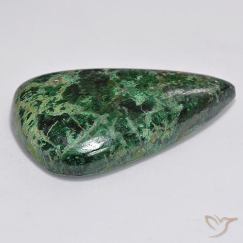 crisocola Multicolor natural de 36.77 ct, En forma de pera, Opaco
