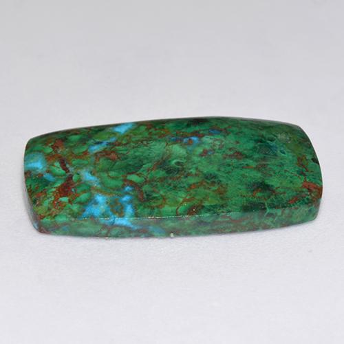 crisocola Multicolor natural de 11.63 ct, Corte Cojín, Opaco