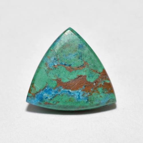 Crisocola multicolor natural de 2,07 ct, trillón, opaco