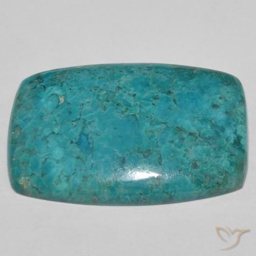 Crisocola Multicolor natural de 22.53 ct, Forma Cojín, Opaco