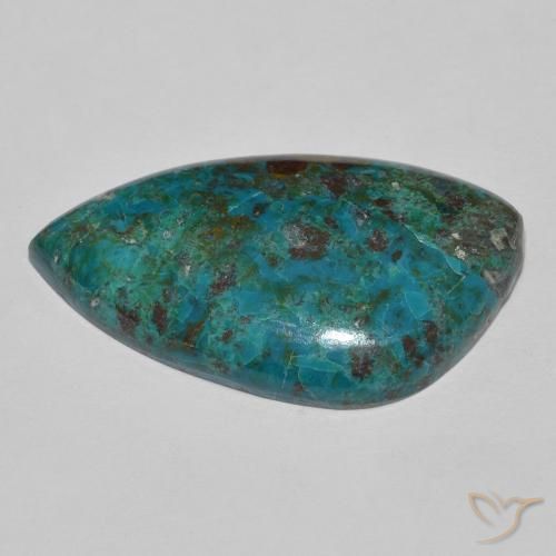 Crisocola Multicolor natural de 15.75 ct, Elegante, Opaco