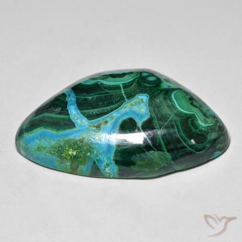 Crisocola Multicolor natural de 46.53 ct, Elegante, Opaco