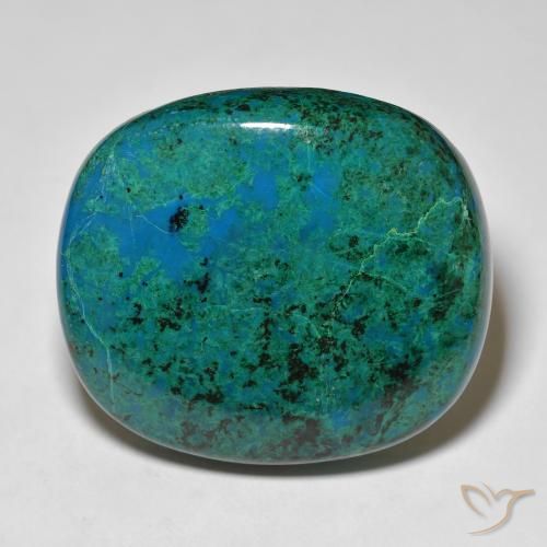 73.85ct Natural Multicolor crisocola, Forma Cojín, Opaco