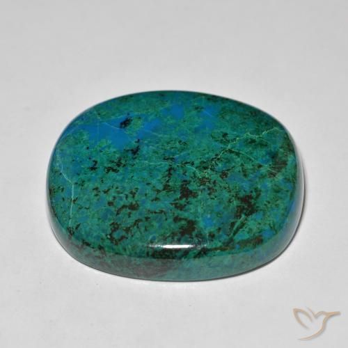 Crisocola Multicolor natural de 73.85 ct, Forma Cojín, Opaco
