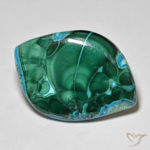 50.32ct Natural Multicolor crisocola, Elegante, Opaco