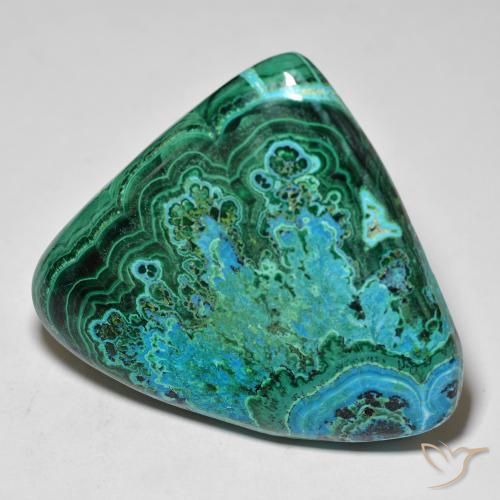 Crisocola Multicolor natural de 77.47 ct, Trillón, Opaco