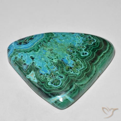 Crisocola Multicolor natural de 77.47 ct, Trillón, Opaco
