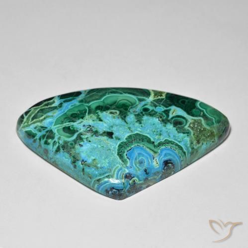 Crisocola Multicolor natural de 70.52 ct, En forma de pera, Opaco