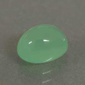 Crisoprasa verde natural de 1,75 ct, transparente, transparente / translúcido
