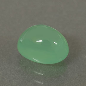 Crisoprasa verde natural de 1,75 ct, transparente, transparente / translúcido