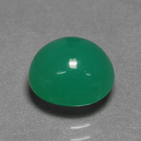 Crisoprasa verde natural de 2,77 ct, corte óvalo, translúcido