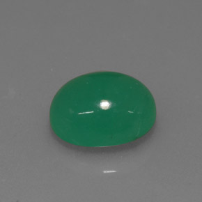 Crisoprasa verde natural de 2,14 ct, corte óvalo, translúcido