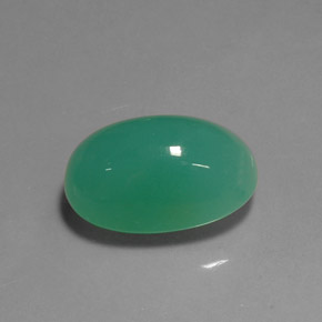 Crisoprasa verde natural de 16,67 ct, transparente, transparente / translúcido