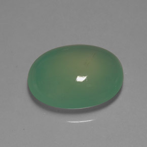 Crisoprasa verde natural de 8,10 ct, transparente, transparente / translúcido