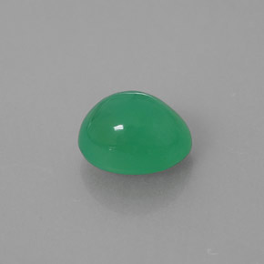 Crisoprasa verde natural de 2,44 ct, transparente, transparente / translúcido