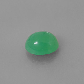 Crisoprasa verde natural de 2,92 ct, transparente, transparente / translúcido