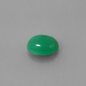 Crisoprasa verde natural de 1,91 ct, transparente, transparente / translúcido
