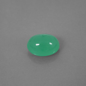 Crisoprasa verde natural de 2,13 ct, transparente, transparente / translúcido