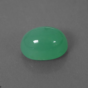 Crisoprasa verde natural de 2,04 ct, transparente, transparente / translúcido