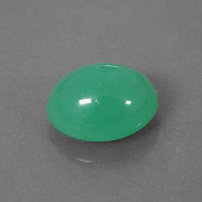 Crisoprasa verde natural de 2,03 ct, transparente, transparente / translúcido