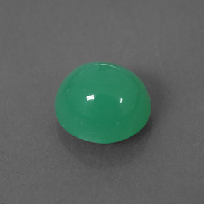 Crisoprasa verde natural de 1,79 ct, transparente, transparente / translúcido
