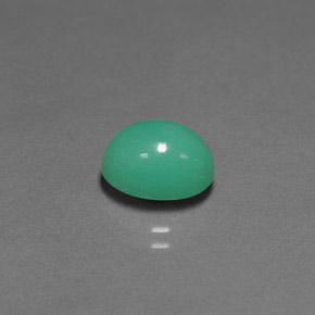 Crisoprasa verde natural de 3,04 ct, transparente, transparente / translúcido