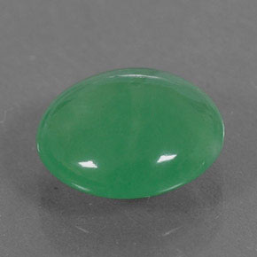 Crisoprasa verde natural de 2,15 ct, transparente, transparente / translúcido