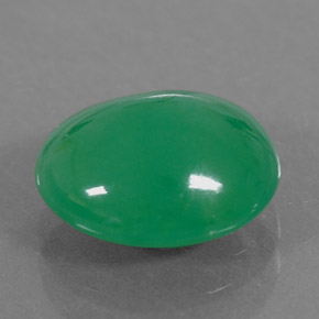 Crisoprasa verde natural de 2,68 ct, corte óvalo, translúcido