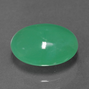 Crisoprasa verde natural de 2,31 ct, transparente, transparente / translúcido