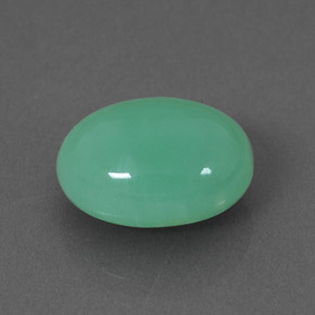 Crisoprasa verde natural de 2,68 ct, transparente, transparente / translúcido