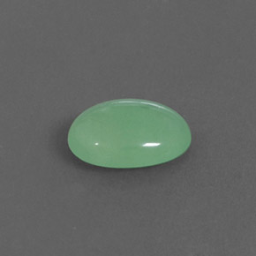 Crisoprasa verde natural de 1,67 ct, corte óvalo, translúcido