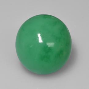 Crisoprasa verde natural de 15,72 ct, corte óvalo, opaco
